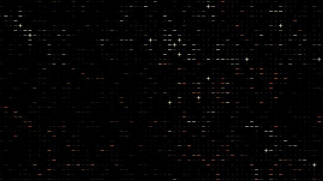 Abstract Digital Data Stream Background, Futuristic Orange Tech Grid Pattern, Cyber Network Connectivity Texture, Financial Data Processing Concept, High-Tech Information Code Visualization