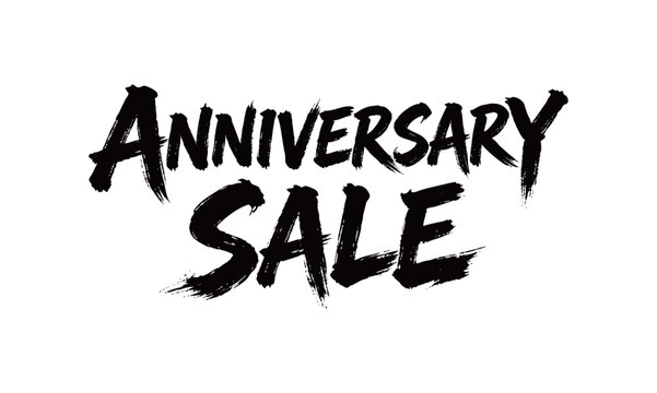 ANNIVERSARY SALE Handwriting