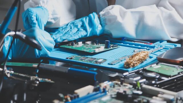 IT Engineer installing Hardware Equipment Development Facility Engineer &nbsp;Maintenance computer Motherboard Electronic repair shop technology business
