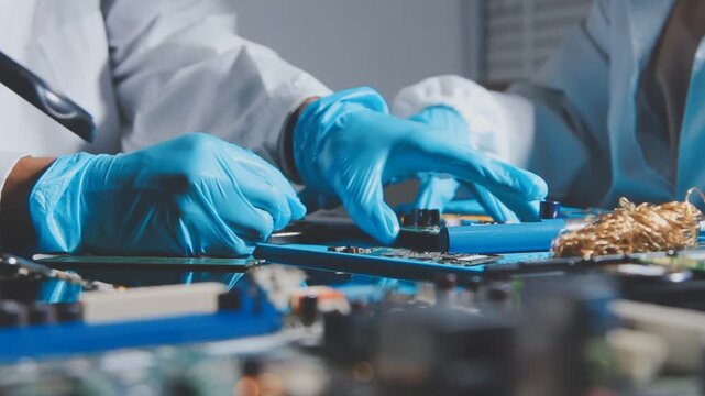 IT Engineer installing Hardware Equipment Development Facility Engineer &nbsp;Maintenance computer Motherboard Electronic repair shop technology business