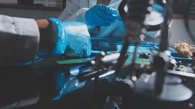 IT Engineer installing Hardware Equipment Development Facility Engineer &nbsp;Maintenance computer Motherboard Electronic repair shop technology business