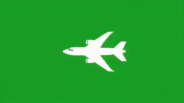 Jet aircraft flying in formation against a green and black background with cinematic motion