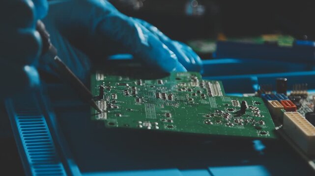 IT Engineer installing Hardware Equipment Development Facility Engineer &nbsp;Maintenance computer Motherboard Electronic repair shop technology business