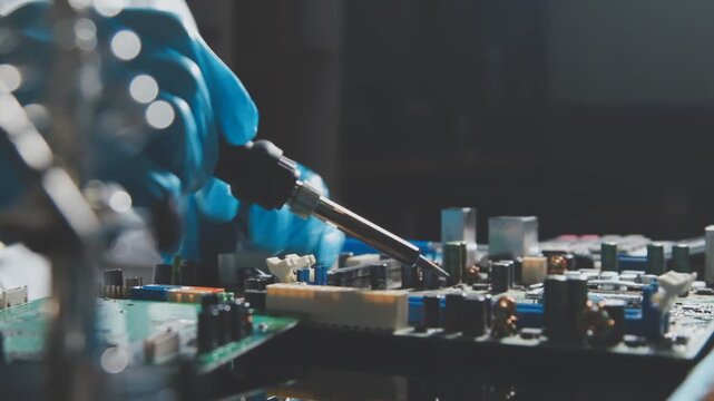IT Engineer installing Hardware Equipment Development Facility Engineer &nbsp;Maintenance computer Motherboard Electronic repair shop technology business