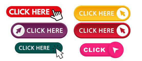 Fototapeta premium Buttons for websites