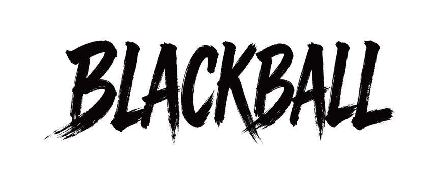 BLACKBALL Handwriting