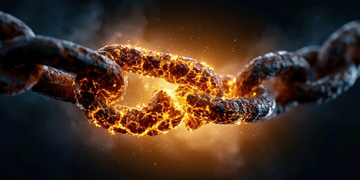 Breaking free from constraints a symbol of liberation