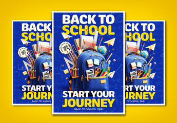 Back To School Fair Poster Layout