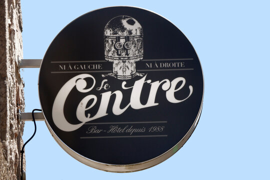 Enseigne du bar h&ocirc;tel le Centre