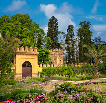 Huerta del Retiro del Alc&aacute;zar, Murillo Gardens,  Santa Cruz, Seville Andalusia, Spain