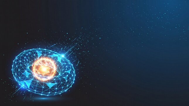 3D galaxy explosion with cosmic energy particles. Vibrant nebula supernova burst in deep space digital render.