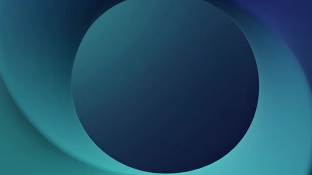 3D blue torus ring on dark background.