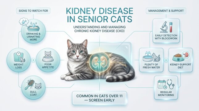 Chronic kidney disease in senior cats
