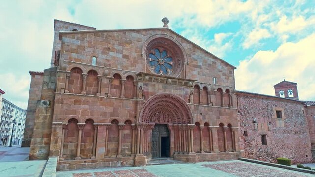 Romanesque church of Santo Domingo in Soria, Spain