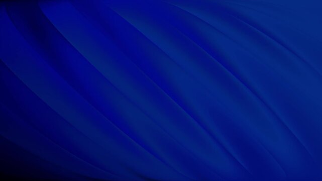 Deep blue fabric texture with soft waves and elegant folds for a smooth silk background design