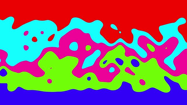 Abstract Colorful Liquid Shapes Background | Vibrant Neon Digital Art