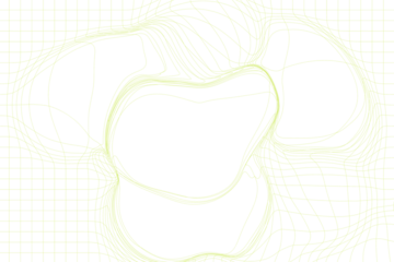 Abstract Distorted Grid Overlay PNG with Organic Wave Lines and Transparent Background © anastasiiam