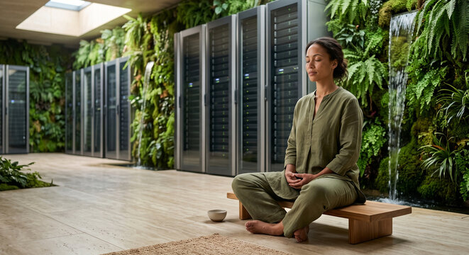 Eco-Friendly Underground Data Center with Luxury Wellness Lounge-1