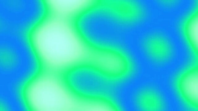 Abstract Blue Green Gradient Wavy Pattern Background