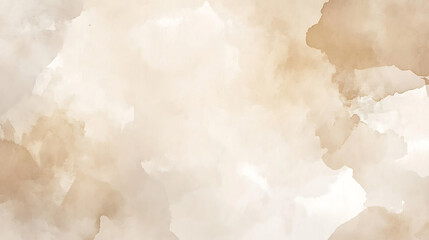 Obraz premium Soft Watercolor Background With Natural Earth Tones And Gentle Texture.