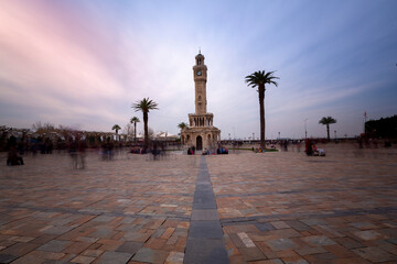 Fototapeta premium Izmir Clock Tower is one of the iconic structures.