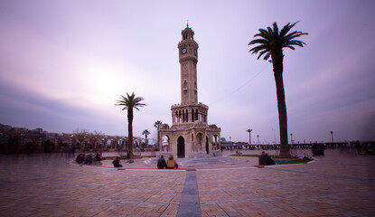 Fototapeta premium Izmir Clock Tower is one of the iconic structures.