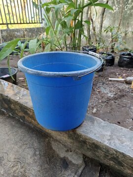Ember di halaman rumah 