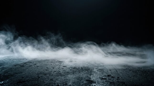 Halloween background with foggy misty and dark moody