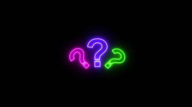 Question Mark Animated video