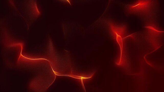 abstract red background with particles
