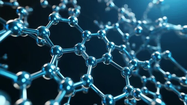 Dynamic nano bubble movement background animation