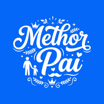 Lettering SVG Dia dos Pais EPS