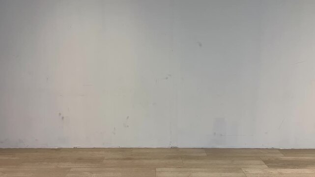 Concrete wall and floor