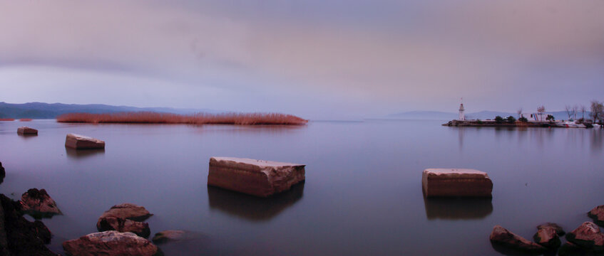 Lake Iznik and its scenery.