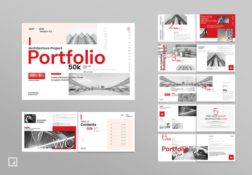 Architecture Portfolio with Landscape