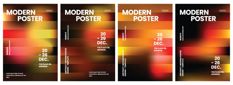 Abstract Gradient poster 78