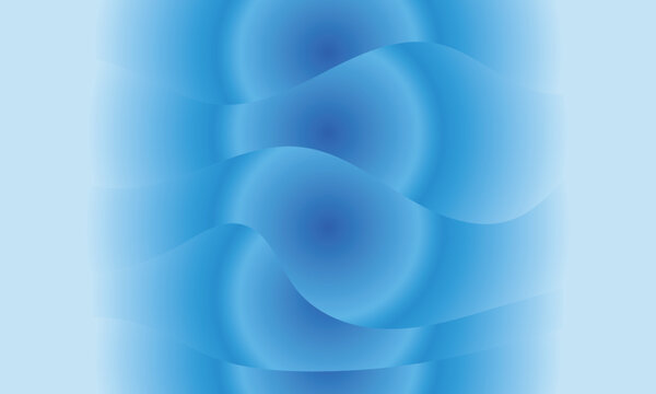 Abstract blue background with smooth flowing wave shapes and soft gradient light effects Vector, illustration
