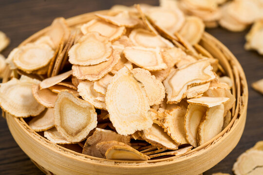                     American ginseng, a medicinal herb from the high plateau region           