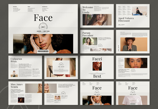 Minimal Portfolio Landscape Template