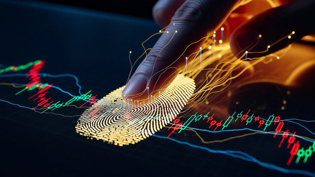Biometric Fingerprint Authentication and Stock Market Trading Data