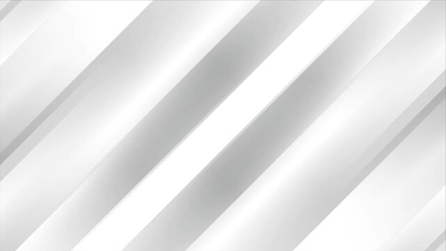 Loop footage Light white background corporate abstract background of looping animated gradient geometric shapes