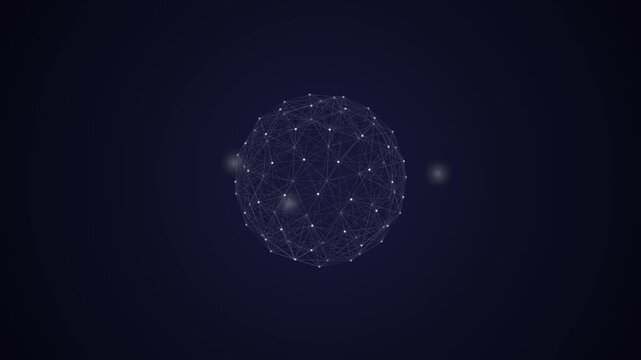 abstract blue background with circles