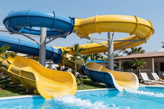 Exciting Waterslide Adventure - Summer Fun