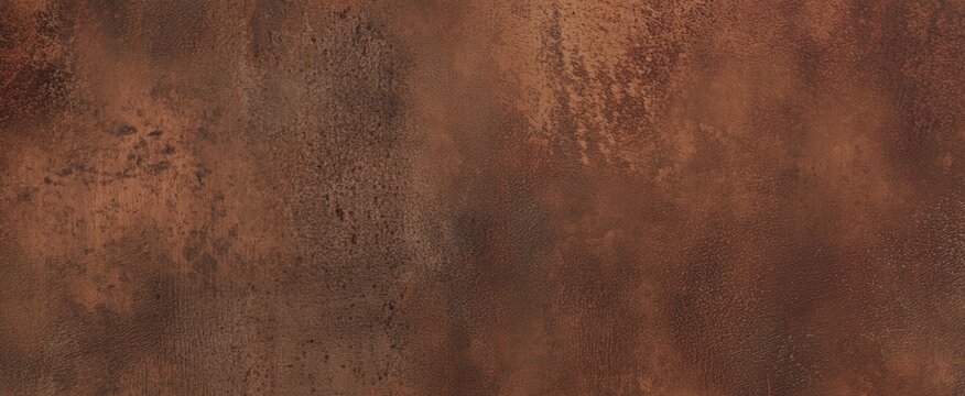Rusty Brown Metal Texture Background with Distressed Surface