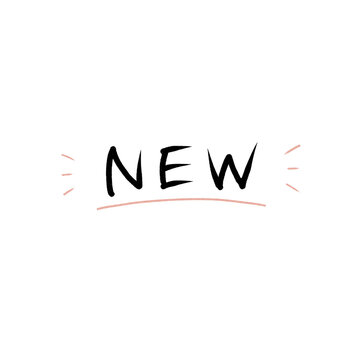 手描き風 NEW(シンプル) 見出し・タイトル素材