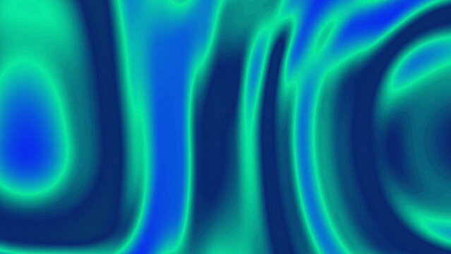 Blue Green Neon Fluid Gradient Background with Smooth Vertical Flow