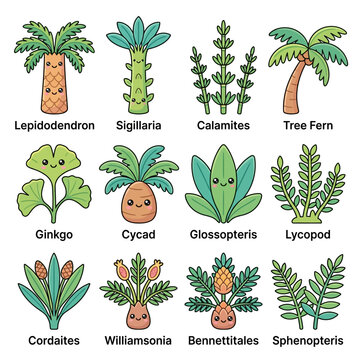 Ancient Fossilized Plant Species.