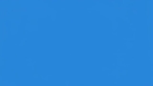 Animated geometric pattern forming a circular mandala in vibrant blue background with subtle light effects