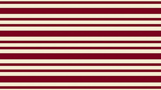 Burgundy and cream horizontal stripe pattern background