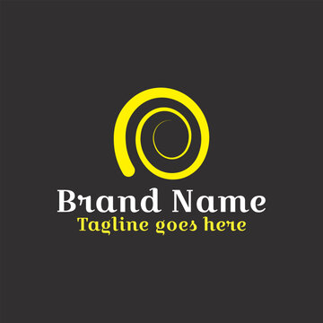 Coil shape oval effect circular logo. Fully vector file .EPS file. Editable Color. CMYK Color mode. Free Font used. Easy To Download.